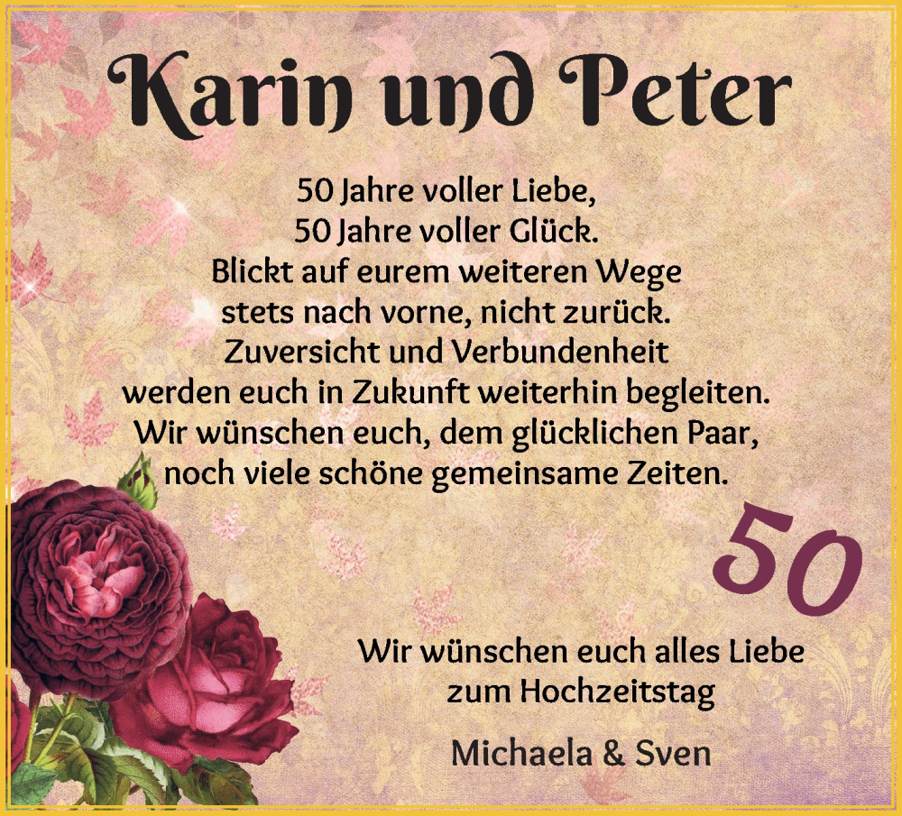 Hochzeitsanzeige von Karin  von Osterholzer Kreisblatt