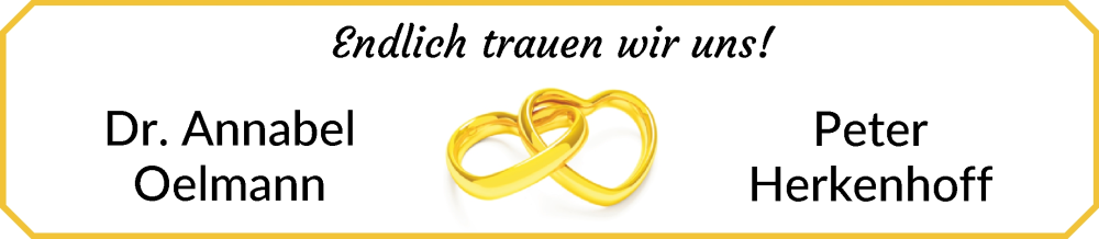 Hochzeitsanzeige von Annabel Oelmann von WESER-KURIER