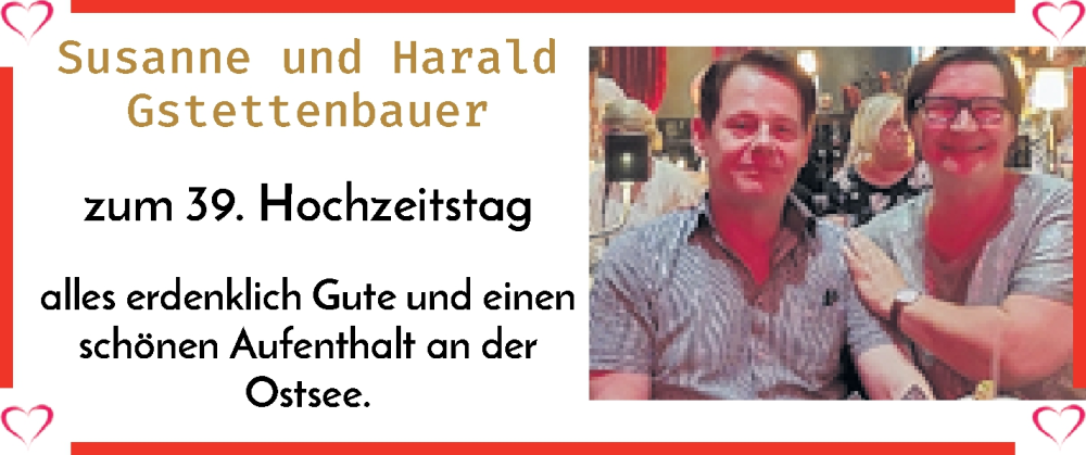 Hochzeitsanzeige von Susanne Gstettenbauer von WESER-KURIER