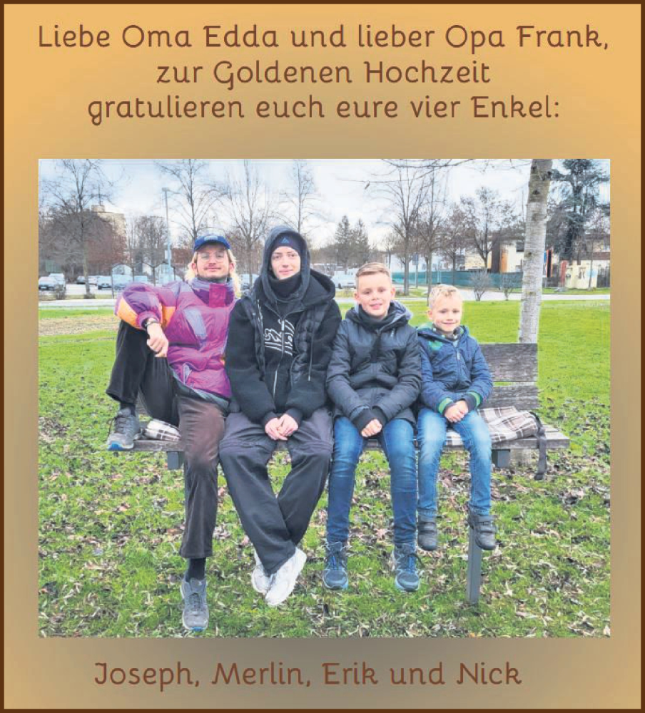 Hochzeitsanzeige von Oma Edda  von Regionale Rundschau/Syker Kurier