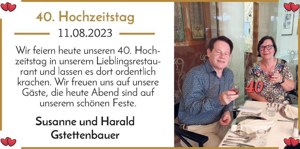 Hochzeitsanzeige von Susanne Gstettenbauer von WESER-KURIER