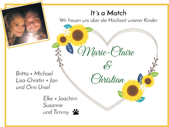 Hochzeitsanzeige von Marie-Claire  von WESER-KURIER