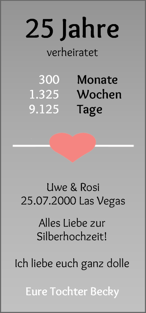 Hochzeitsanzeige von Uwe  von WESER-KURIER