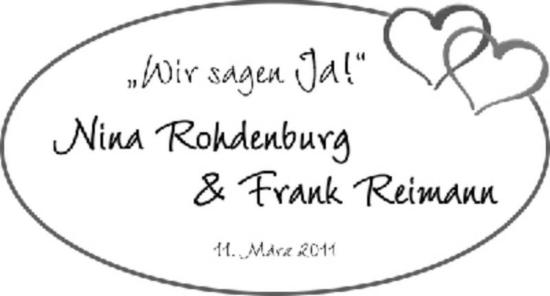 Hochzeitsanzeige von Nina Rohdenburg von WESER-KURIER