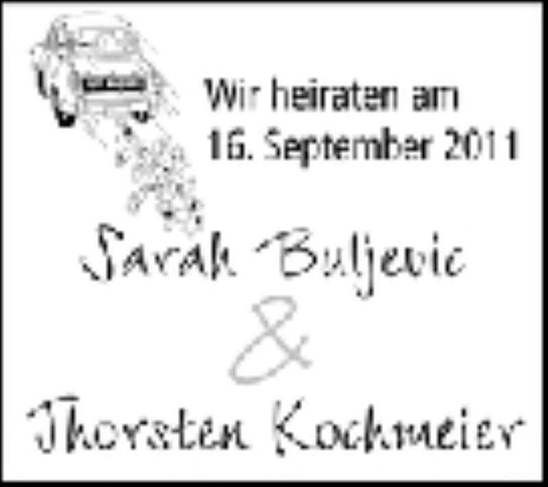 Hochzeitsanzeige von Sarah Buljevic von WESER-KURIER