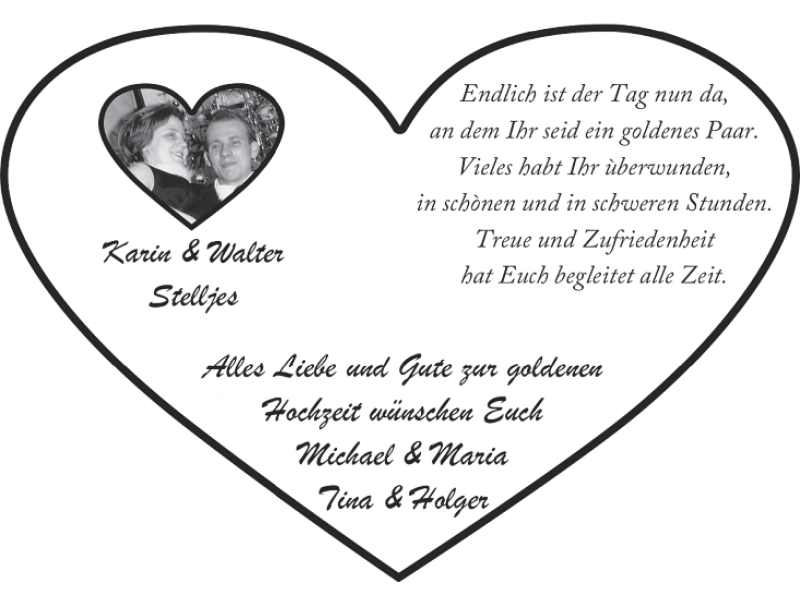 Hochzeitsanzeige von Karin Stelljes von WESER-KURIER