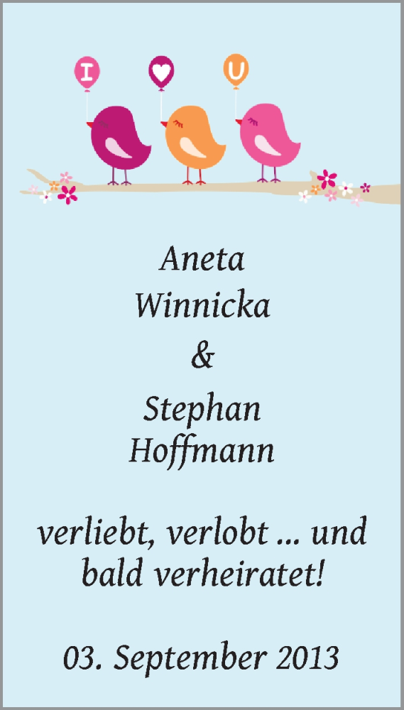 Hochzeitsanzeige von Aneta Winnicka von WESER-KURIER