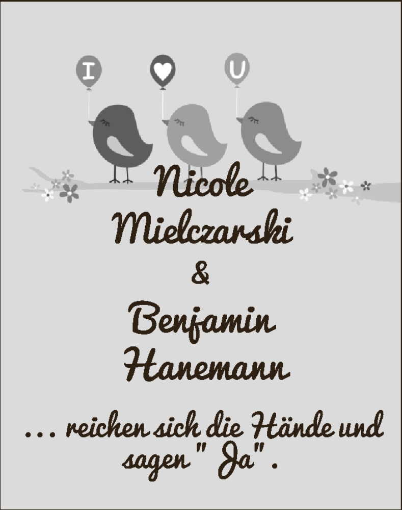 Hochzeitsanzeige von Nicole Mielczarski von WESER-KURIER