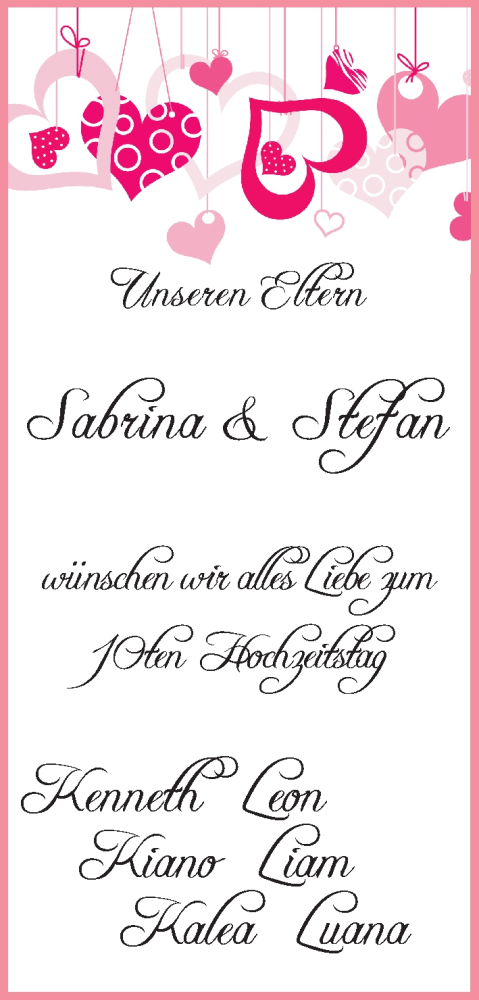 Hochzeitsanzeige von Sabrina  von WESER-KURIER