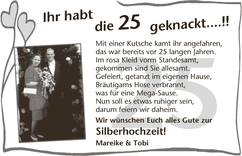 Hochzeitsanzeige von Kerstin  von WESER-KURIER