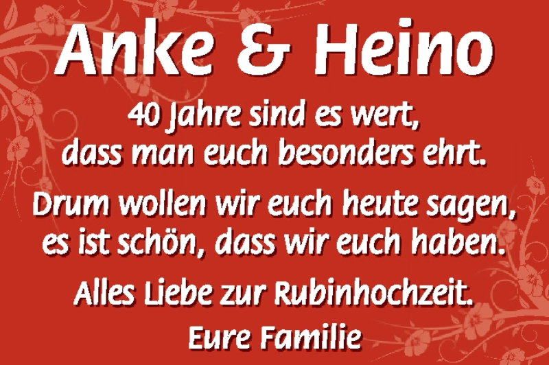 Hochzeitsanzeige von Anke  von WESER-KURIER