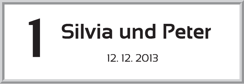 Hochzeitsanzeige von Silvia  von WESER-KURIER