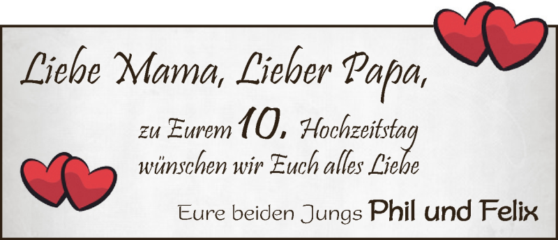 Hochzeitsanzeige von Mama  von WESER-KURIER