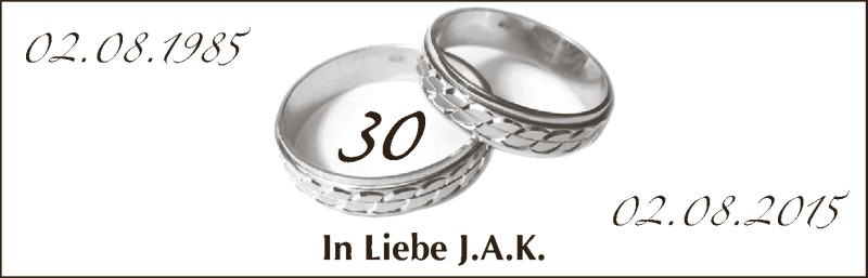 Hochzeitsanzeige von Jörn  von Osterholzer Kreisblatt