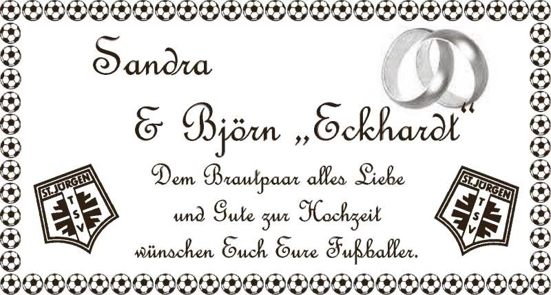 Hochzeitsanzeige von Sandra  von Wuemme Zeitung