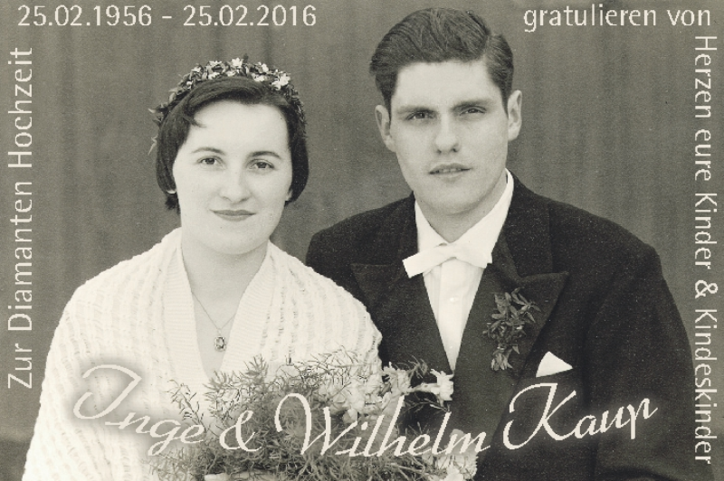 Hochzeitsanzeige von Inge Kaup von WESER-KURIER
