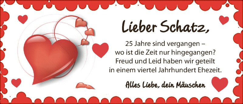 Hochzeitsanzeige von Schatz  von Wuemme Zeitung