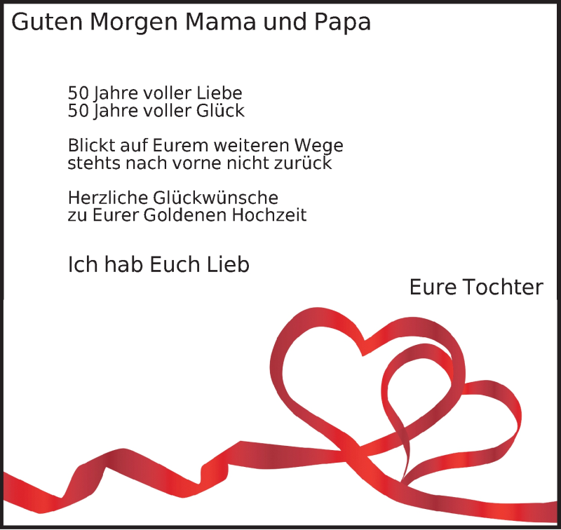 Hochzeitsanzeige von Mama  von Wuemme Zeitung