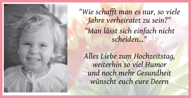 Hochzeitsanzeige von viel Humor  von Die Norddeutsche