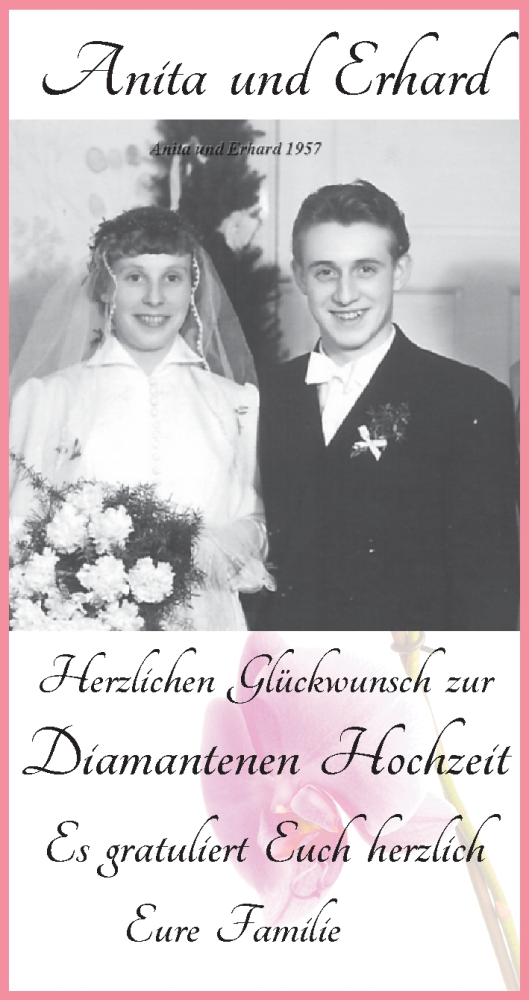 Hochzeitsanzeige von Anita  von Osterholzer Kreisblatt