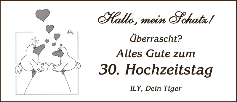 Hochzeitsanzeige von Karin  von WESER-KURIER