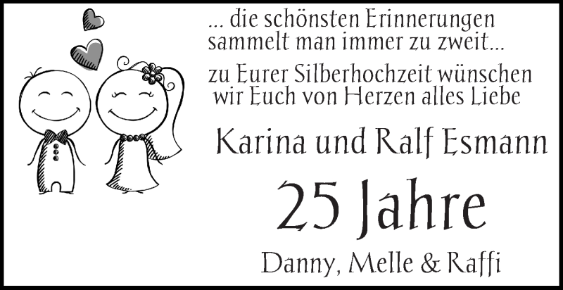 Hochzeitsanzeige von Karina Esmann von Osterholzer Kreisblatt