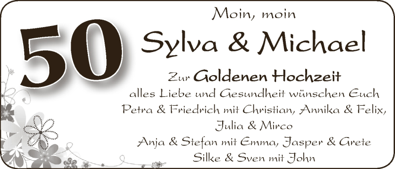 Hochzeitsanzeige von Sylva  von WESER-KURIER