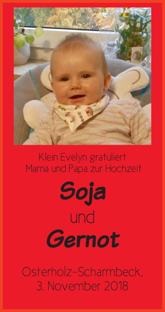 Hochzeitsanzeige von Soja  von Osterholzer Kreisblatt