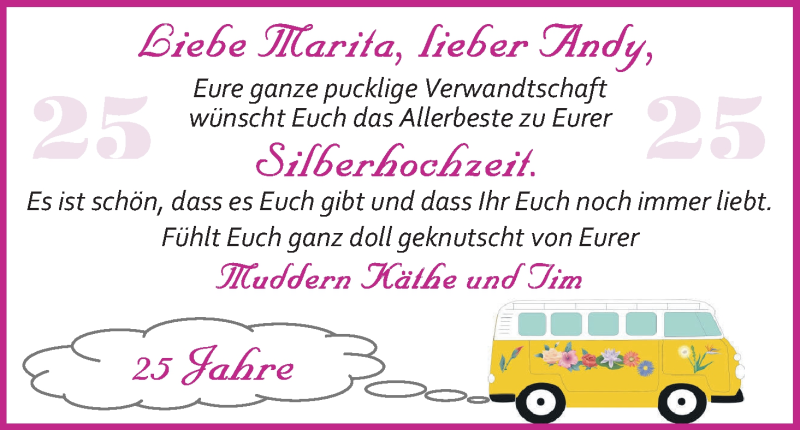 Hochzeitsanzeige von Marita  von WESER-KURIER
