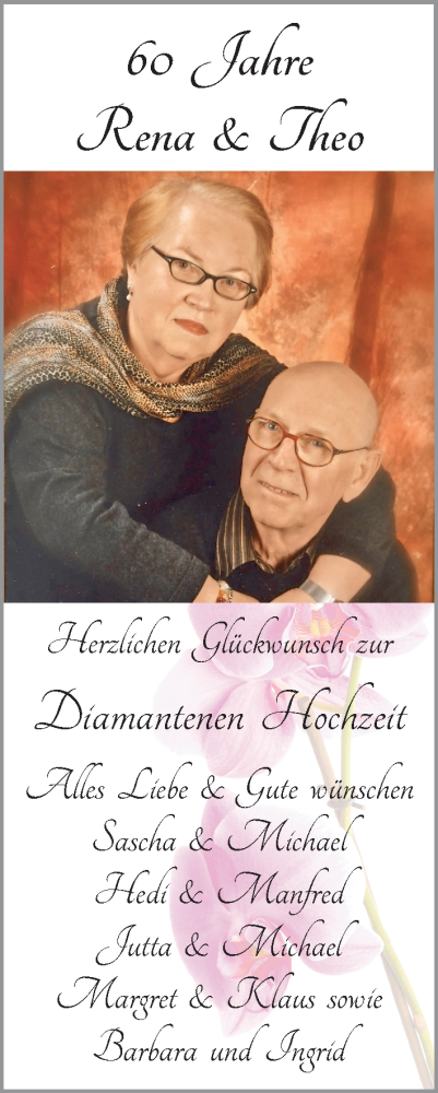 Hochzeitsanzeige von Rena  von WESER-KURIER