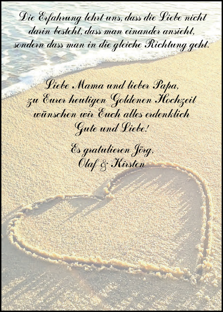 Hochzeitsanzeige von Mama  von Wuemme Zeitung