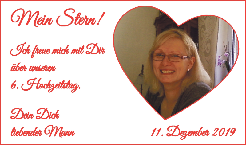Hochzeitsanzeige von 6.  von Osterholzer Kreisblatt
