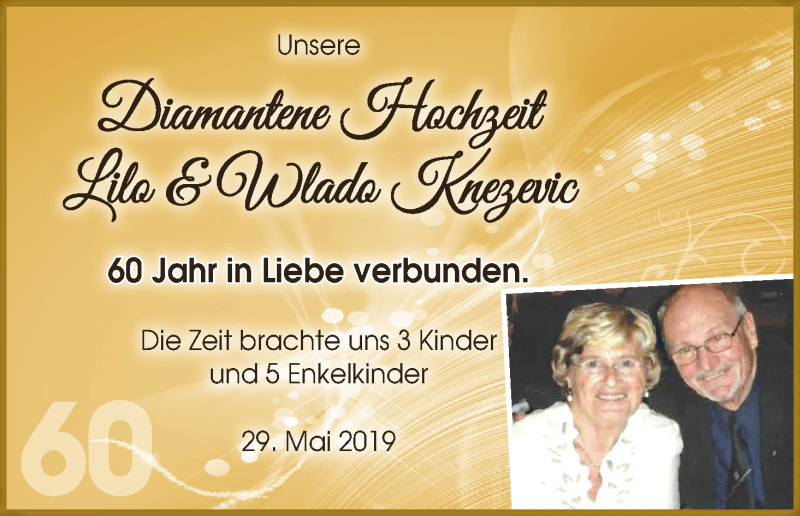 Hochzeitsanzeige von Lilo Knezevic von WESER-KURIER