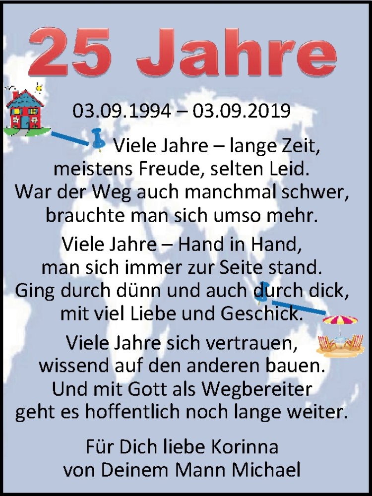 Hochzeitsanzeige von Korinna  von Die Norddeutsche