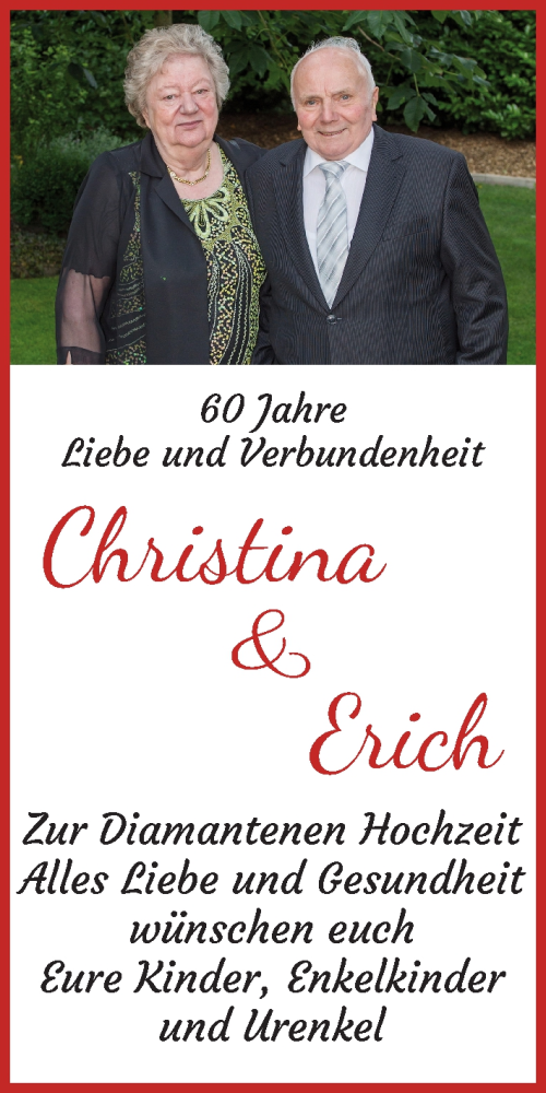Hochzeitsanzeige von Christina  von Osterholzer Kreisblatt