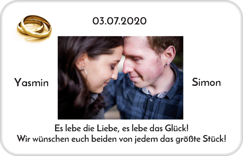 Hochzeitsanzeige von Yasmin  von WESER-KURIER