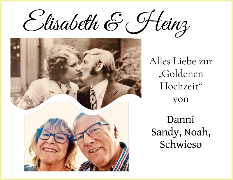Hochzeitsanzeige von Elisabeth Dierker von Die Norddeutsche